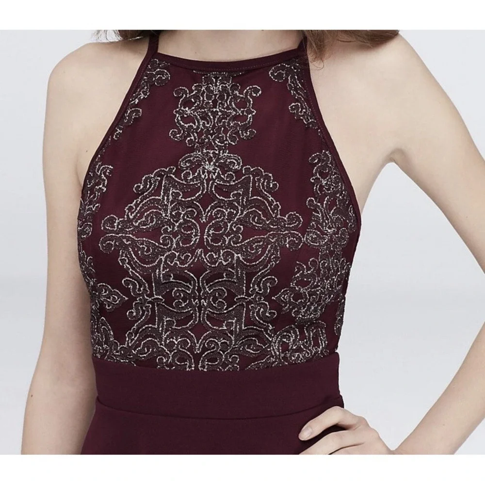 Speechless lined red formal